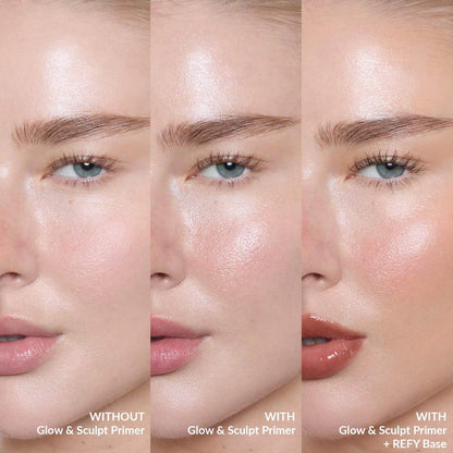 Refy, Mini Glow and Sculpt Face Serum Primer with Niacinamide