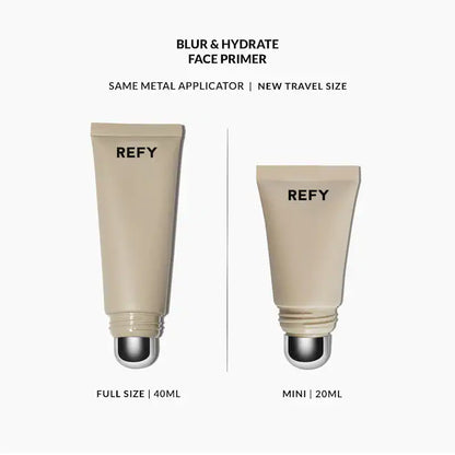 Refy, Mini Blur and Hydrate Oil-Control Face Primer with Hyaluronic Acid