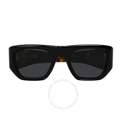 Saint Laurent, Black Square Ladies Sunglasses