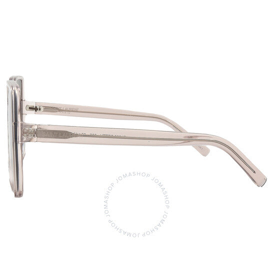 Saint Laurent, Brown Gradient Square Ladies Sunglasses