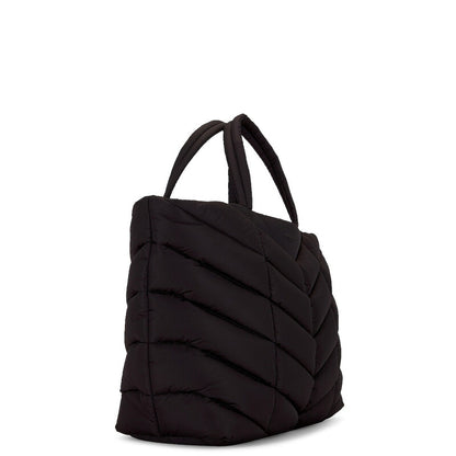 Chevron Quilted Puffer Tote Bag
