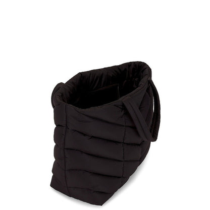 Chevron Quilted Puffer Tote Bag