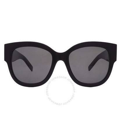 Saint Laurent, Grey Butterfly Ladies Sunglasses