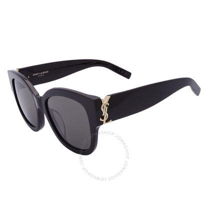 Saint Laurent, Grey Butterfly Ladies Sunglasses