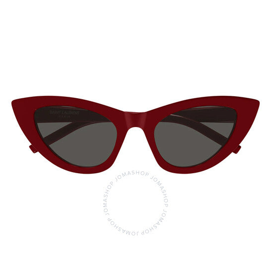 نظارة شمسية نسائية بتصميم عين القطة رمادية من سان لوران