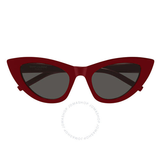 نظارة شمسية نسائية بتصميم عين القطة رمادية من سان لوران