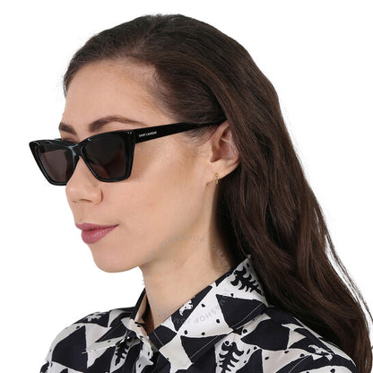 Saint Laurent, Grey Cat Eye Ladies Sunglasses