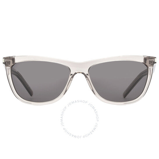 نظارة شمسية نسائية بتصميم عين القطة رمادية من سان لوران