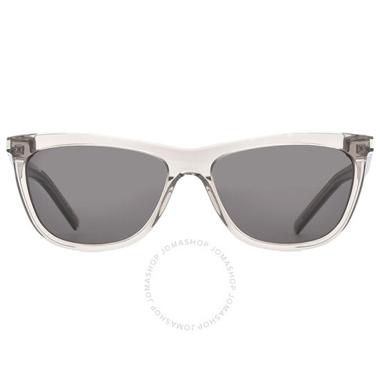 نظارة شمسية نسائية بتصميم عين القطة رمادية من سان لوران