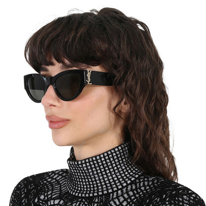 Saint Laurent, Grey Cat Eye Ladies Sunglasses