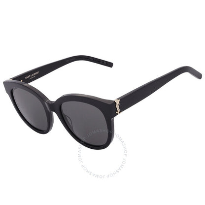Saint Laurent, Grey Round Ladies Sunglasses
