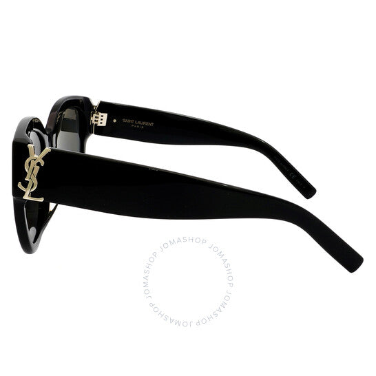 Saint Laurent, Grey Round Ladies Sunglasses