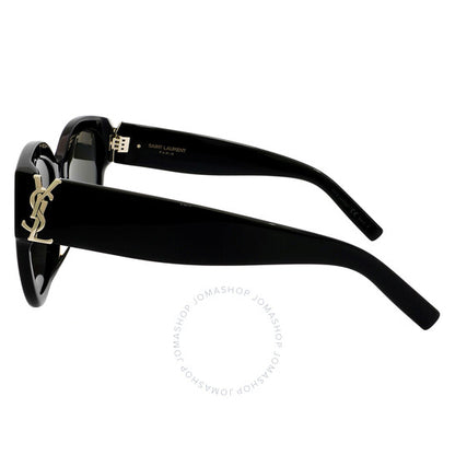 Saint Laurent, Grey Round Ladies Sunglasses