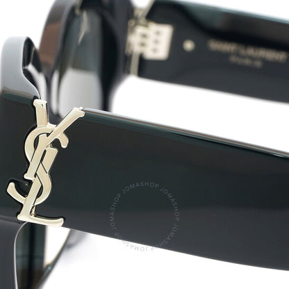 Saint Laurent, Grey Round Ladies Sunglasses
