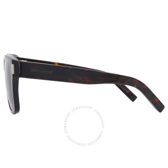 نظارة شمسية نسائية مربعة رمادية من سان لوران