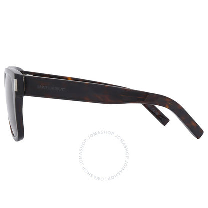 نظارة شمسية نسائية مربعة رمادية من سان لوران