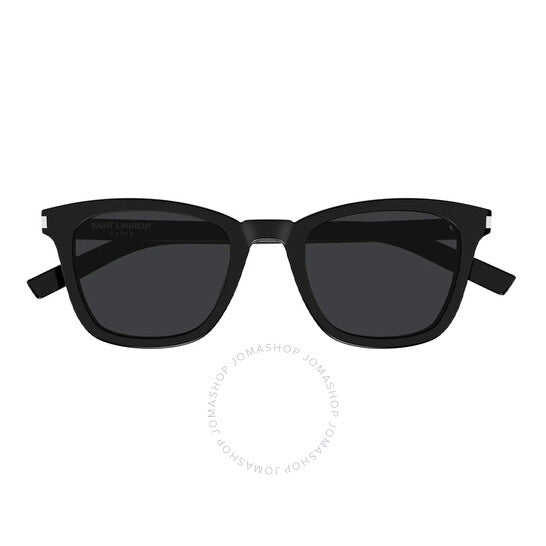 نظارة شمسية نسائية مربعة رمادية من سان لوران