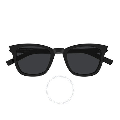 نظارة شمسية نسائية مربعة رمادية من سان لوران