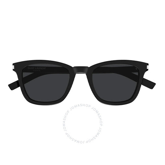 نظارة شمسية نسائية مربعة رمادية من سان لوران