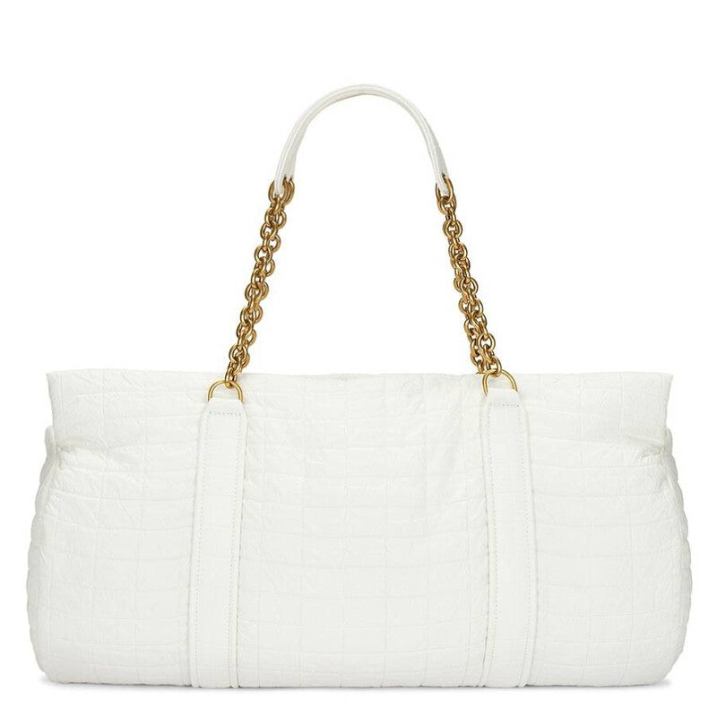 Milky White Gloria Travel Bag