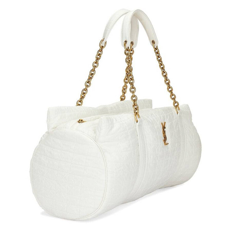 Milky White Gloria Travel Bag