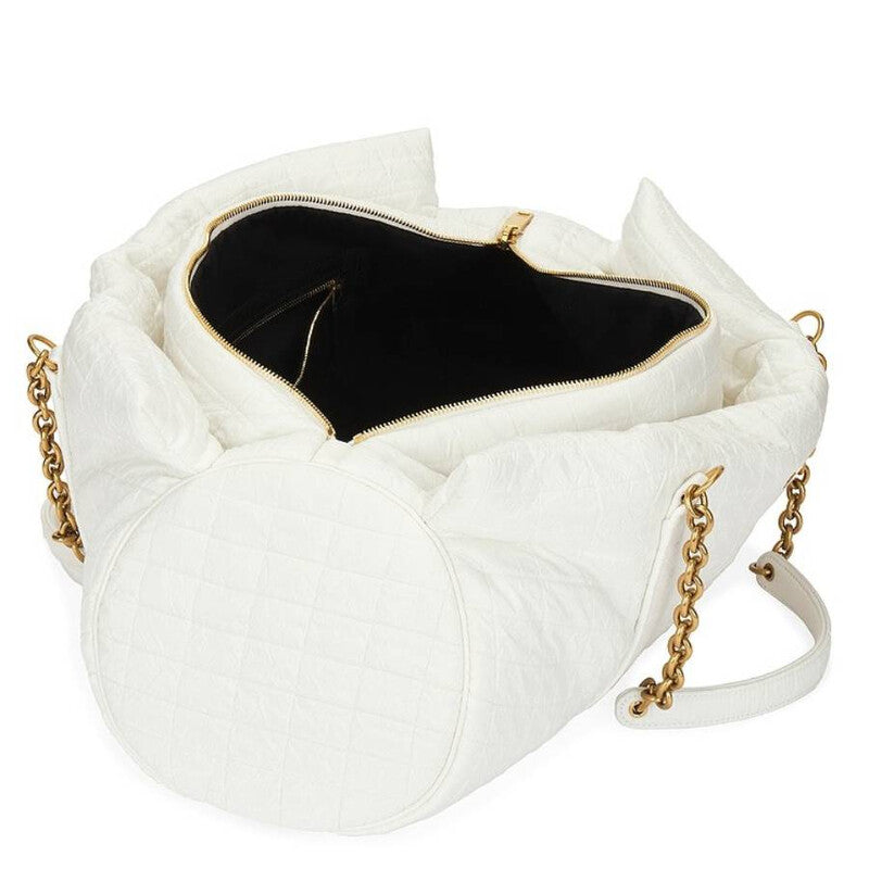 Milky White Gloria Travel Bag