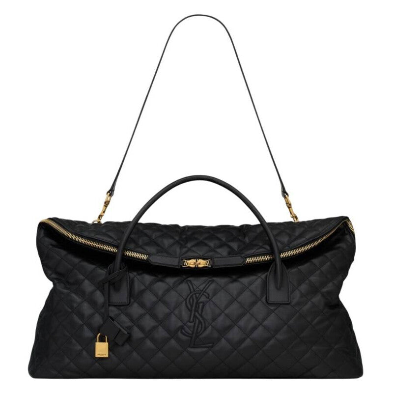 Quilted Leather Giant Travel Bag