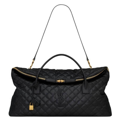 Quilted Leather Giant Travel Bag