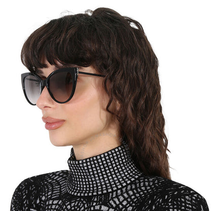 Saint Laurent, Smoke Gradient Cat Eye Ladies Sunglasses