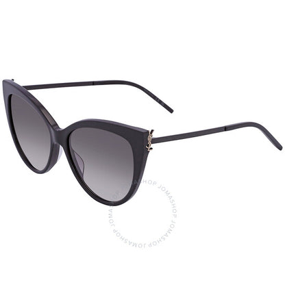 Saint Laurent, Smoke Gradient Cat Eye Ladies Sunglasses