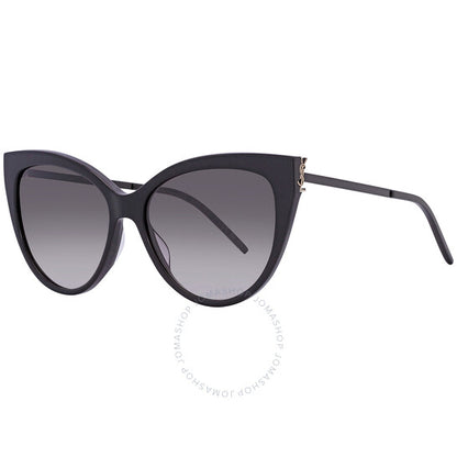 Saint Laurent, Smoke Gradient Cat Eye Ladies Sunglasses