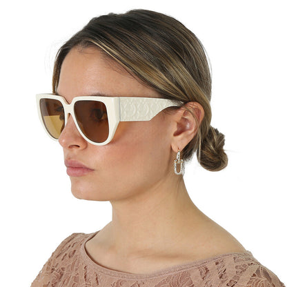 Salvatore Amber Browline Ladies Sunglasses