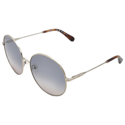 Salvatore Blue Gradient Round Ladies Sunglasses
