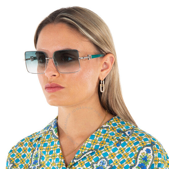 نظارات شمسية نسائية من فيراغامو، سلفاتوري بلو جرادينت مربعة الشكل