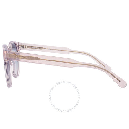 نظارات شمسية نسائية من فيراغامو، سلفاتوري، باللون الأزرق المتدرج، بتصميم فنجان شاي