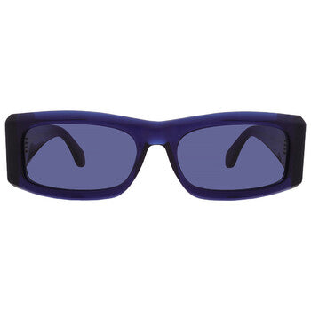 Salvatore Blue Rectangular Men's Sunglasses