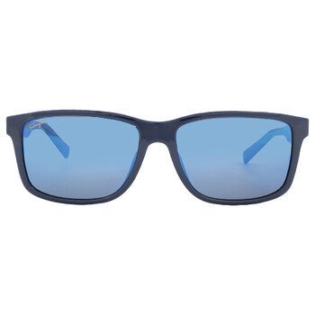 Salvatore Blue Rectangular Men's Sunglasses