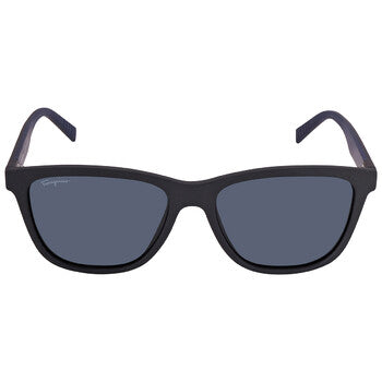Salvatore Blue Rectangular Men's Sunglasses