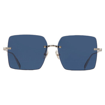 Salvatore Blue Square Ladies Sunglasses
