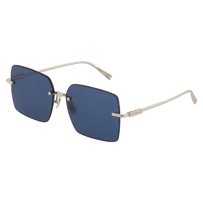 Salvatore Blue Square Ladies Sunglasses
