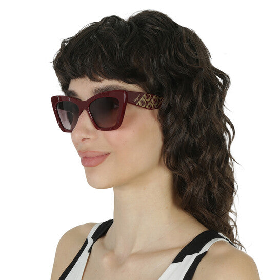 Salvatore Bordeaux Gradient Cat Eye Ladies Sunglasses