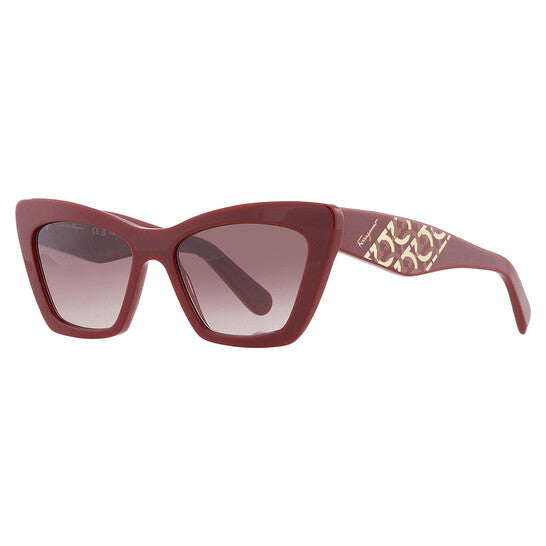 Salvatore Bordeaux Gradient Cat Eye Ladies Sunglasses