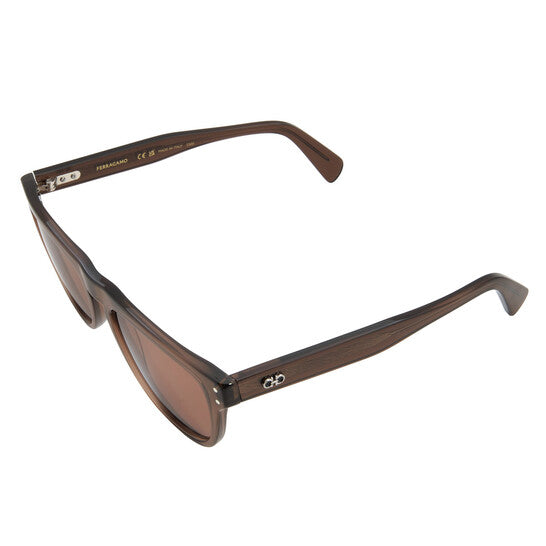 Salvatore Brown Browline Men's Sunglasses