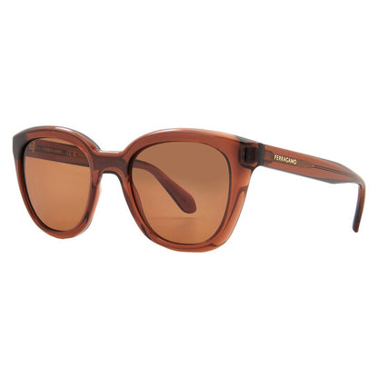 Salvatore Brown Cat Eye Ladies Sunglasses