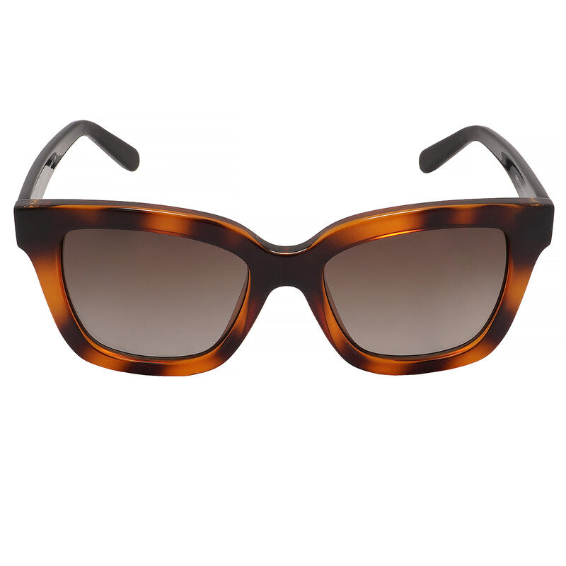 Salvatore Brown Gradient Rectangular Ladies Sunglasses