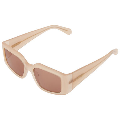 Salvatore Brown Irregular Ladies Sunglasses