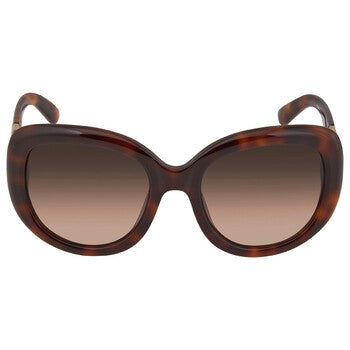 Salvatore Brown Oval Ladies Sunglasses