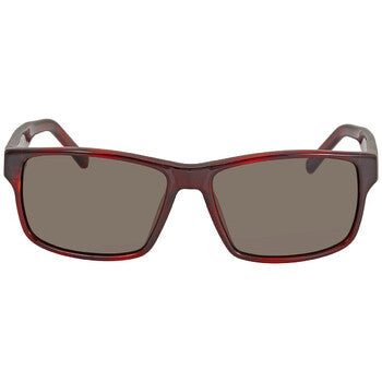Salvatore Brown Rectangular 58 mm Men's Sunglasses