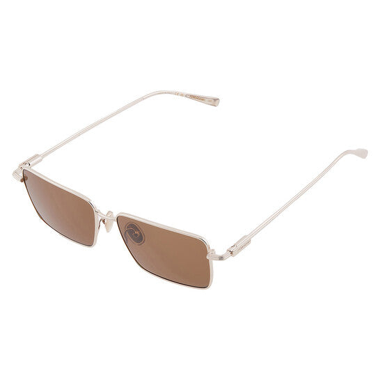 Salvatore Brown Rectangular Men's Sunglasses