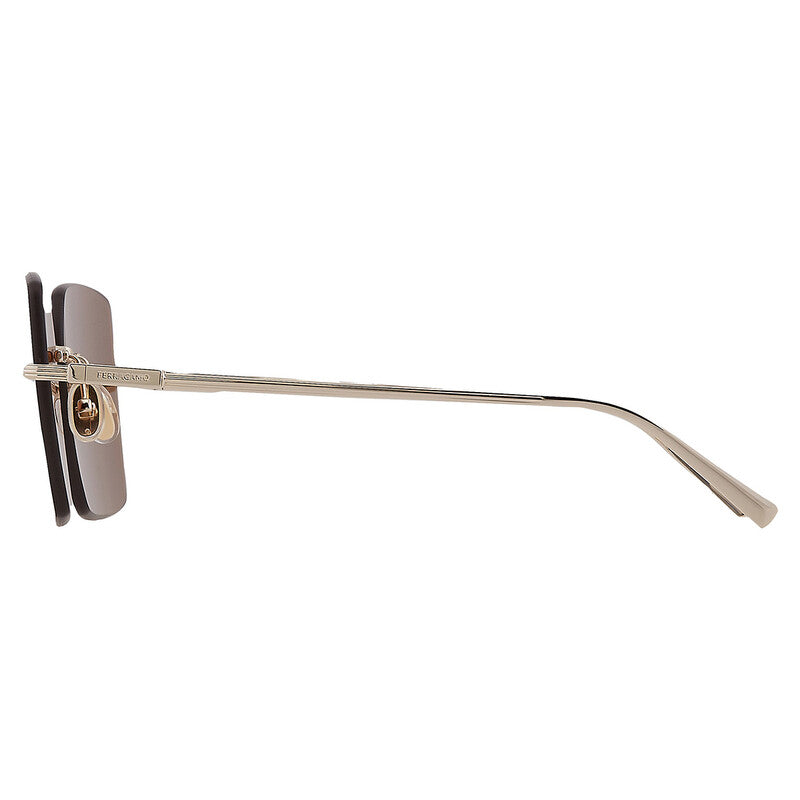 Salvatore Brown Square Ladies Sunglasses